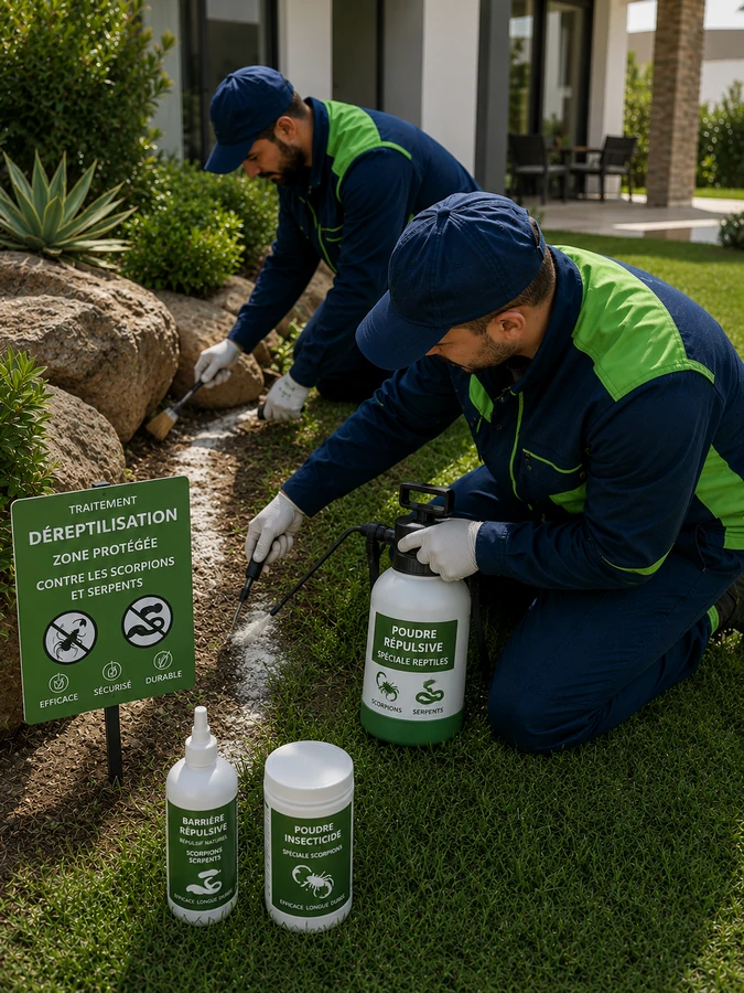 Dereptilisation à Marrakech - traitement scorpions et serpents DERPEST SOLUTIONS